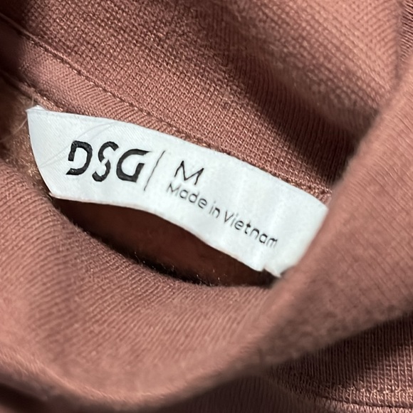 DSG Crew Mock Neck Sweatshirt size M Dark Mauve - Picture 5 of 6